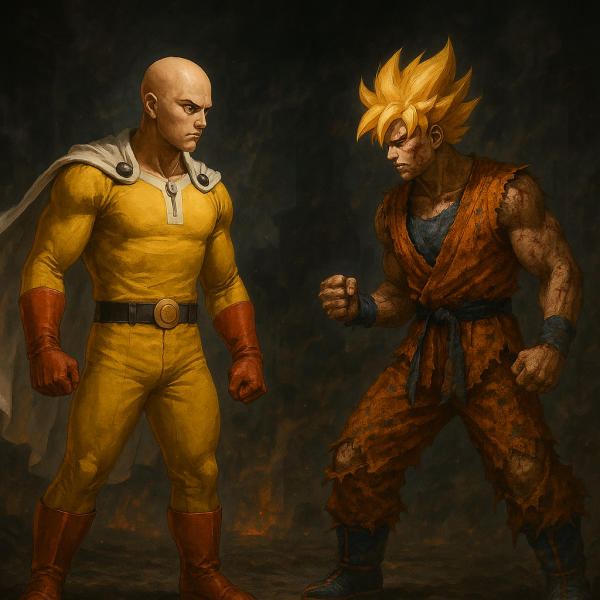 Saitama (One-Punch Man) — Goku (Dragon Ball)