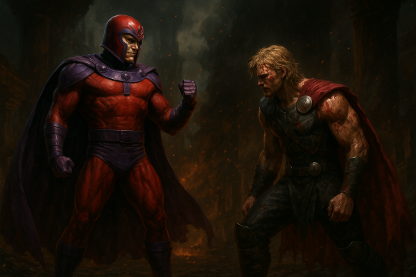 Magneto (Marvel Comics) — Thor Odinson (Marvel Comics)