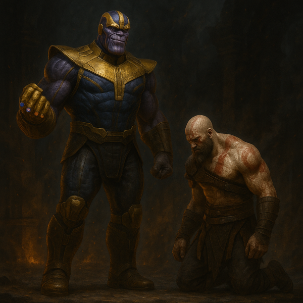 Thanos (Marvel Comics) — Kratos (God of War)