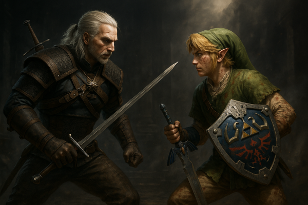 Geralt of Rivia (The Witcher) — Link (The Legend of Zelda)
