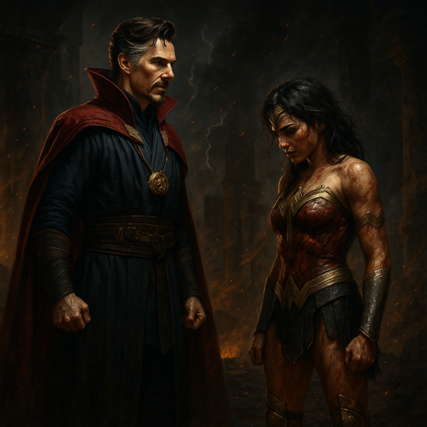Doctor Strange (Marvel Comics) — Wonder Woman (DC Comics)