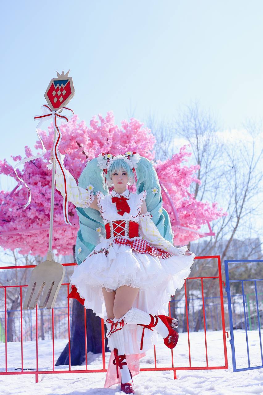 Косплей Strawberry Miku (самошив) <i class='fa fa-truck' aria-hidden='true'></i>Доставка из г.Москва